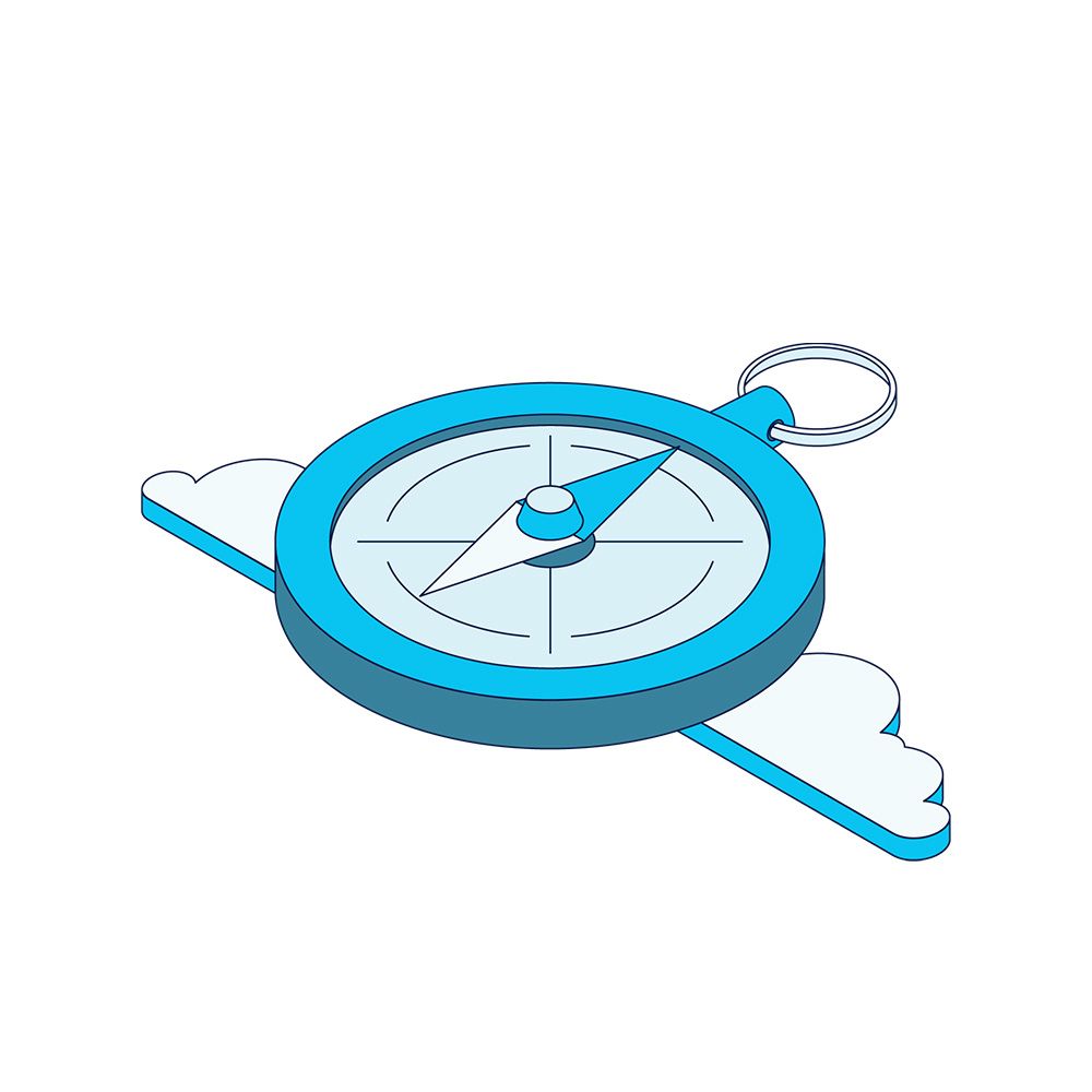 Compass illustration