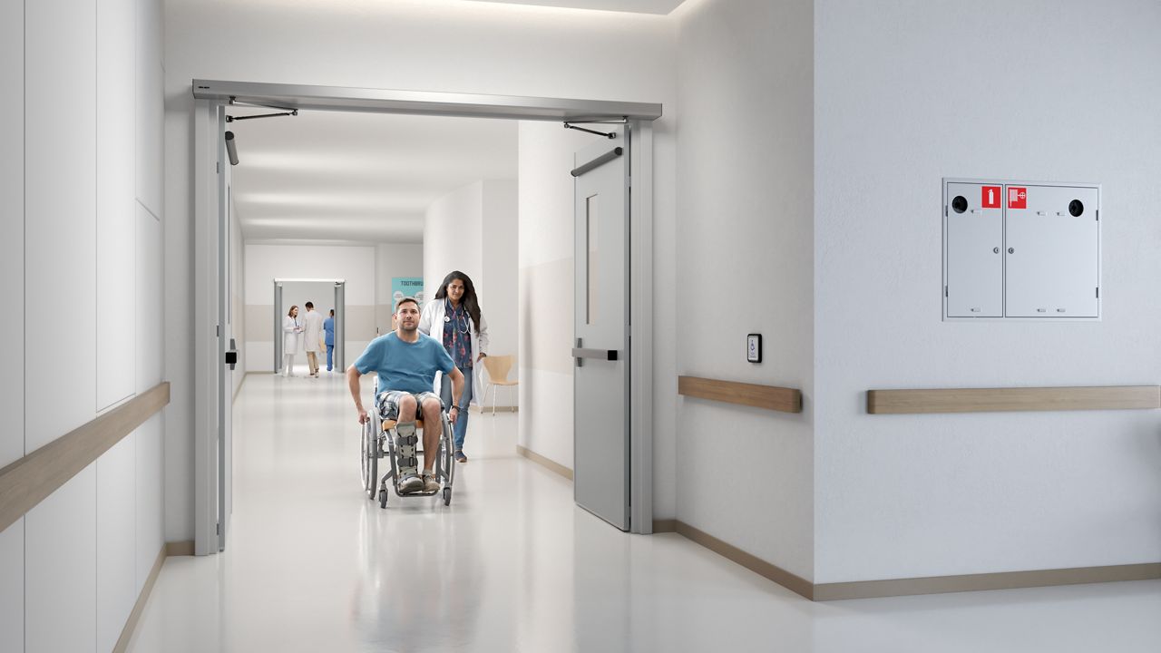 ASSA ABLOY SW300 Hospital Cooridor