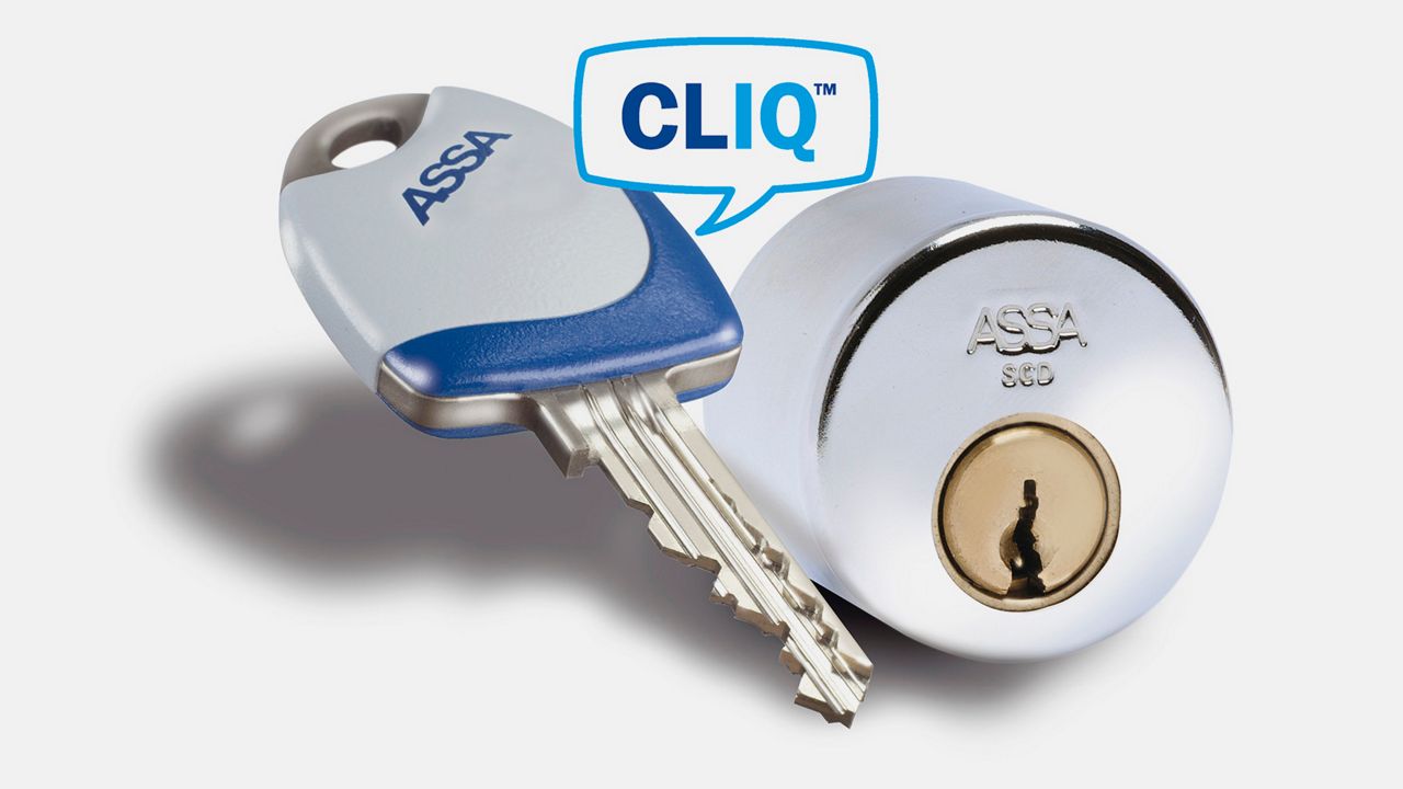 The CLIQ key and CLIQ cylinder were launched in 2001.