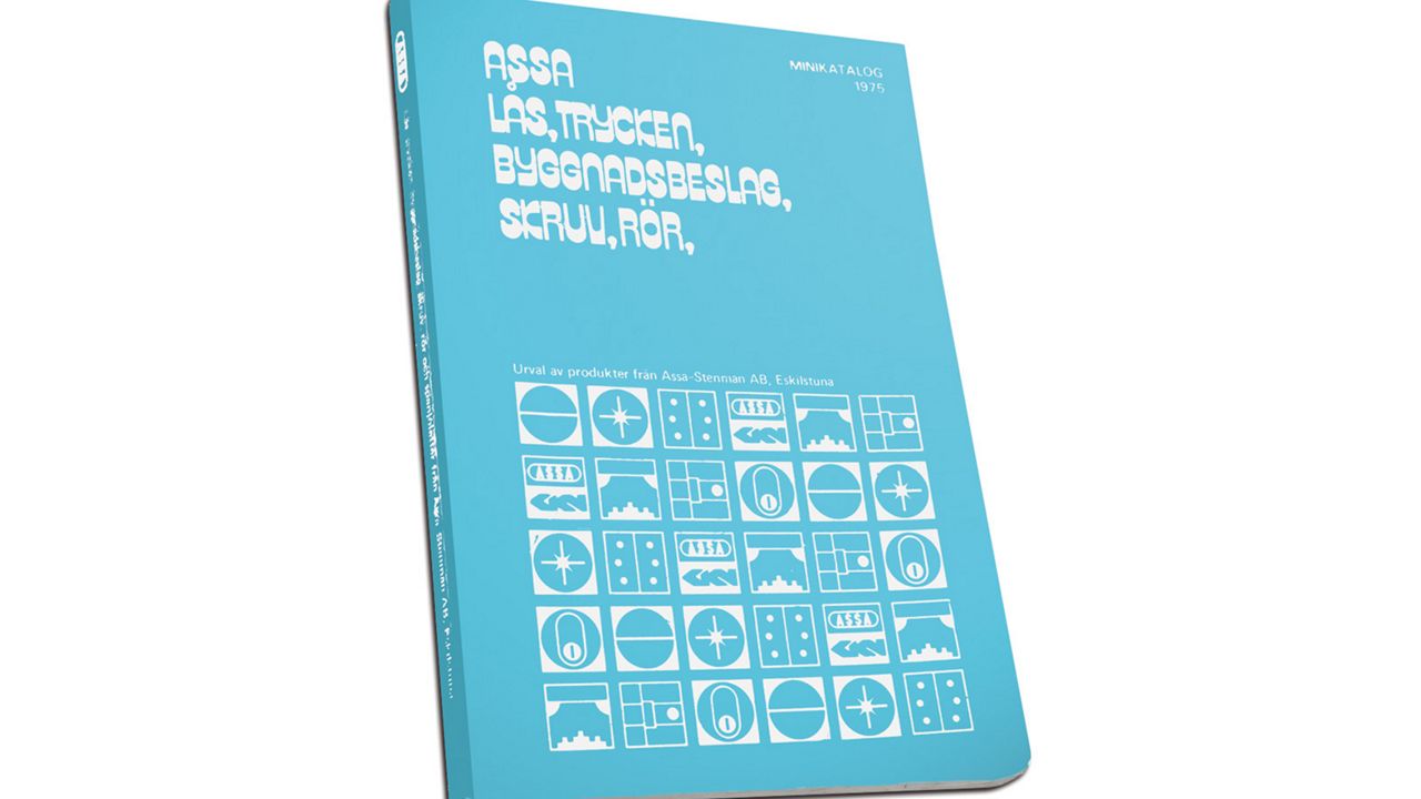 ASSA's first mini catalog from 1975.