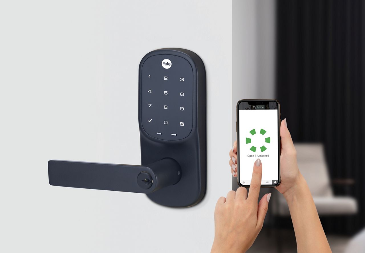 yale assure lock lever black insitu YRL226HKMBK