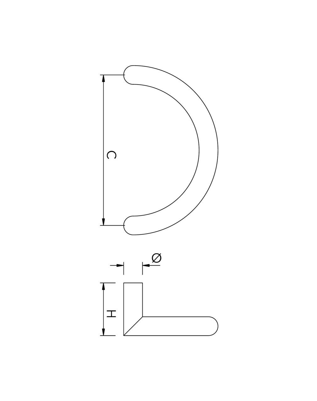 Image: b43ea-pull-handle_model-no--aap211-linedrawing.jpg
