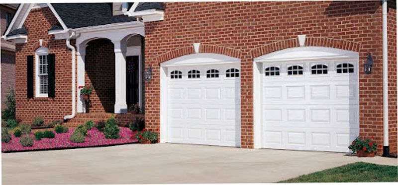 Redbricks are beautiful, but you need to choose the right garage door style to complement them.