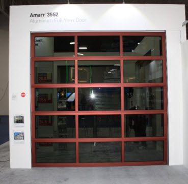 Bordeaux Color for Amarr Aluminum Full View and MultiView doors