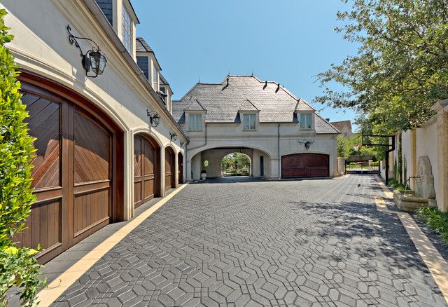 Driveways to the garage