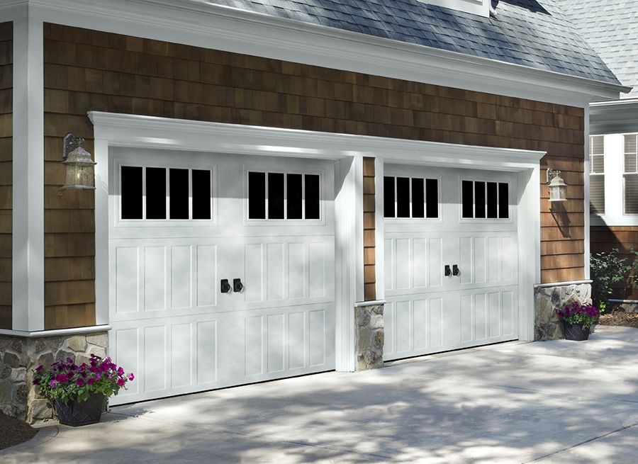 You can never go wrong with a classic garage door.