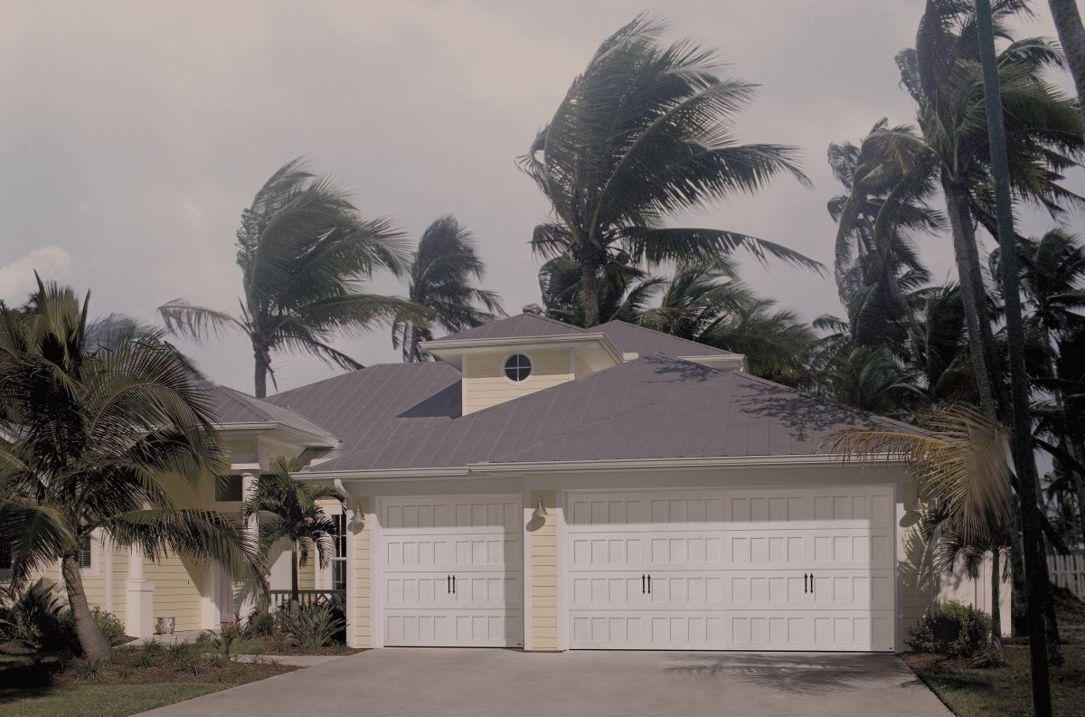 A strong, updated garage door can help protect your home during storms.
