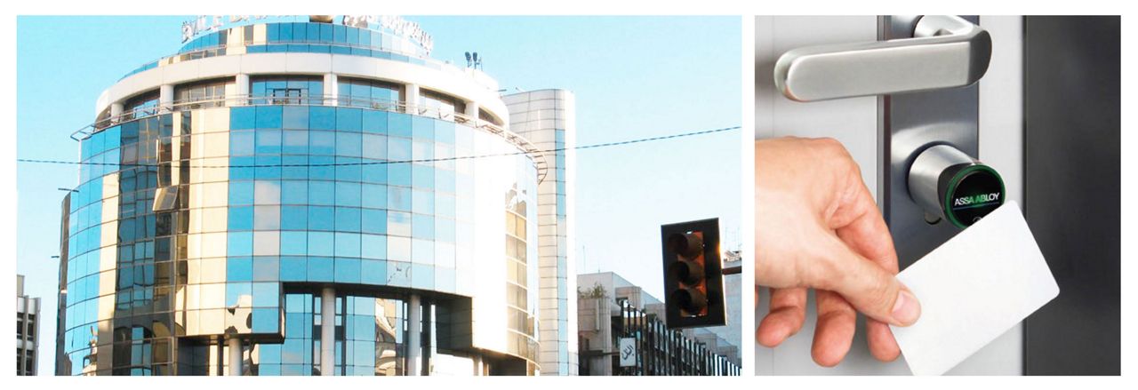 Mise en place de la solution de contrôle d'accès Aperio dans le siège social de la banque BMCE à Casablanca