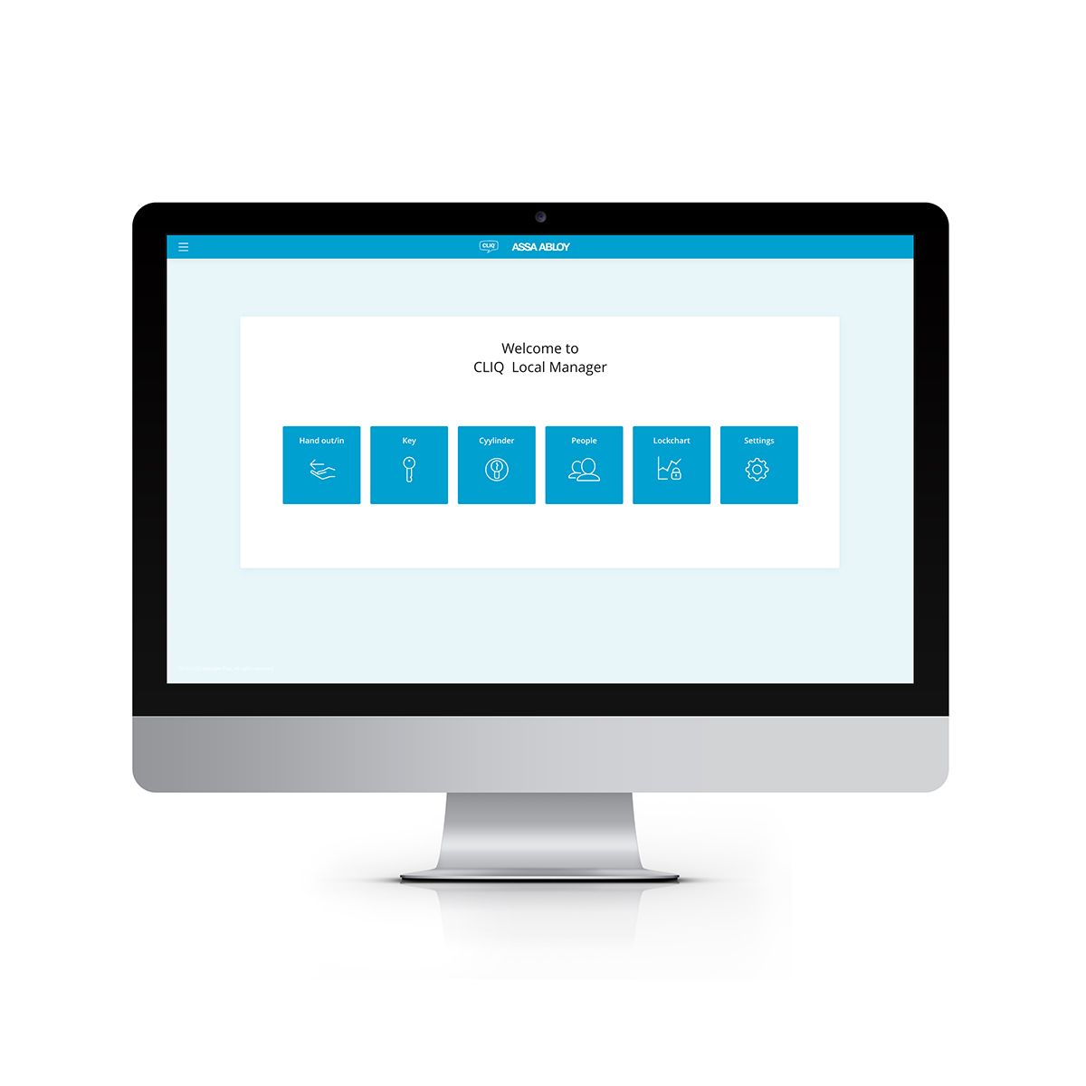 Image: c0167-cliq_softwarelocalmanager.jpg