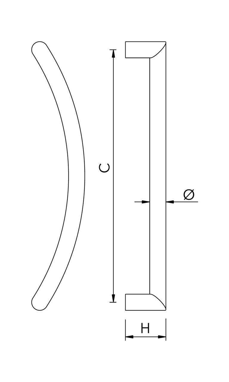 Image: c11ac-pull-handle_model-no--aap219-linedrawing.jpg