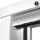 Cadre de finition en aluminium laqué blanc pour porte de garage latérale
