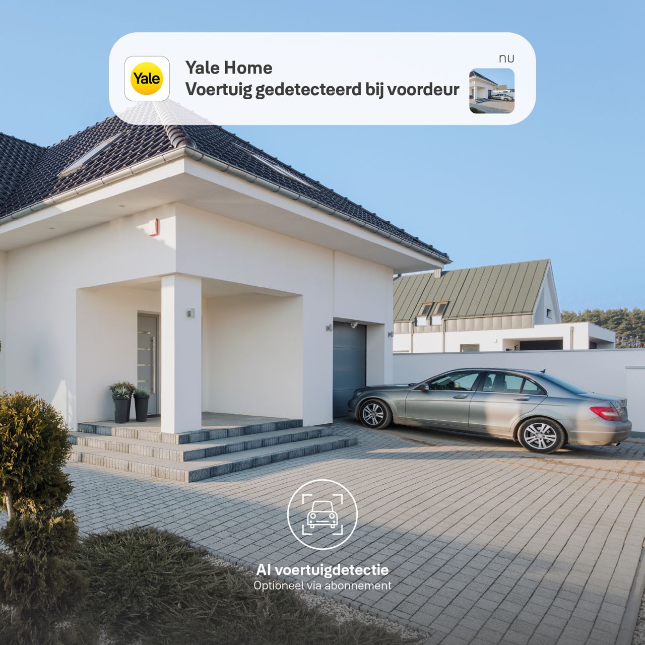 Image: Beveiligingscamera abonnement met AI voertuigdetectie