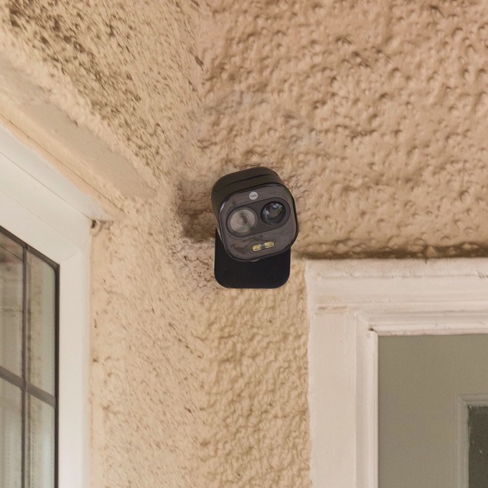 Caméra Wi-Fi pour porte d'entrée - lumière et sirène