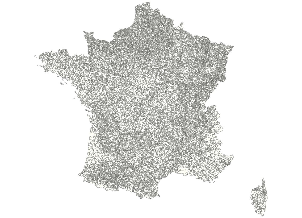 Carte de la France pour trouver un serrurier expert agréé par vachette