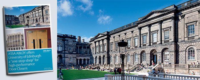 Case study deurdrangers met Cam-Motion technologie bij Universiteit Edinburgh