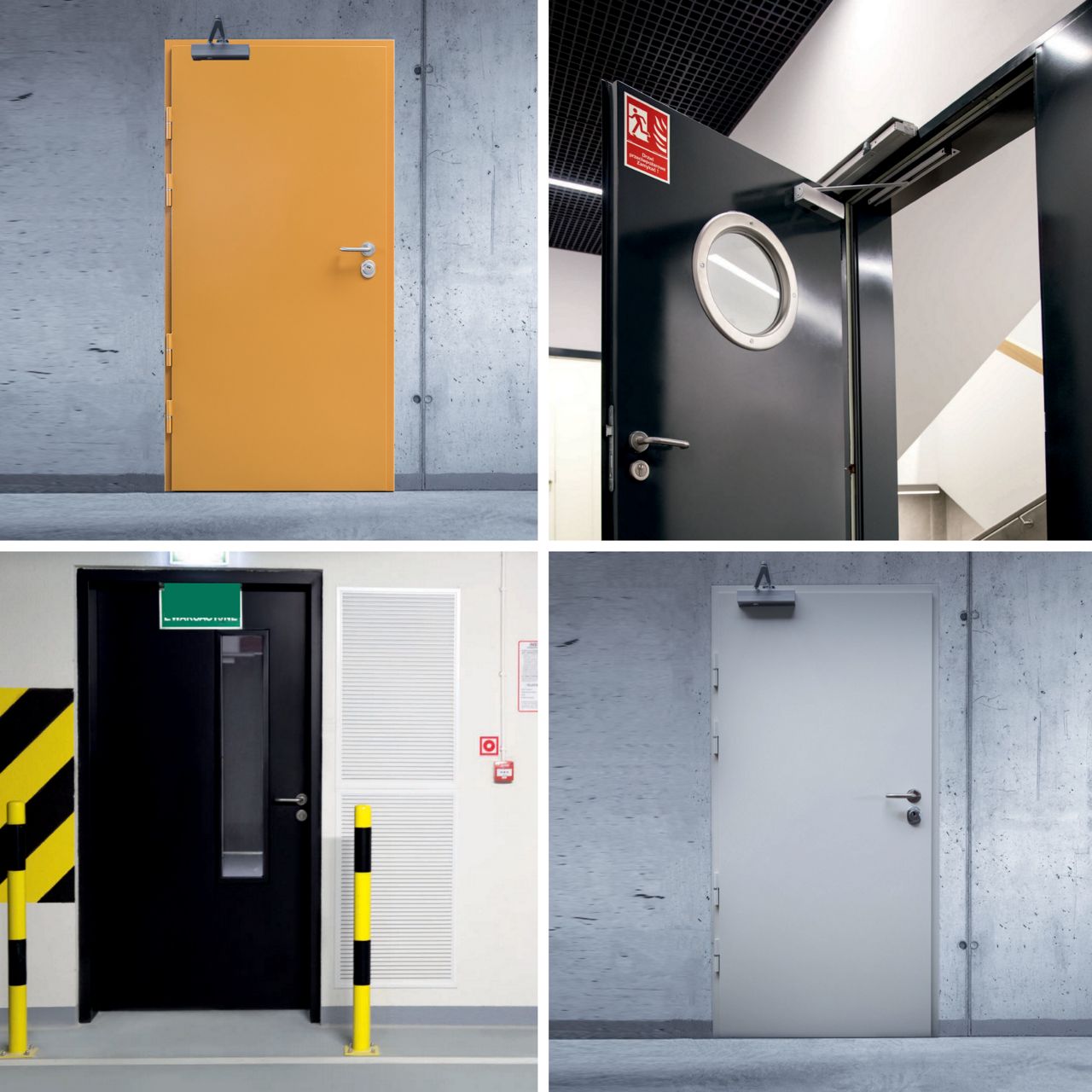 Portes métalliques techniques Metalsure et Metatech Point Fort Fichet