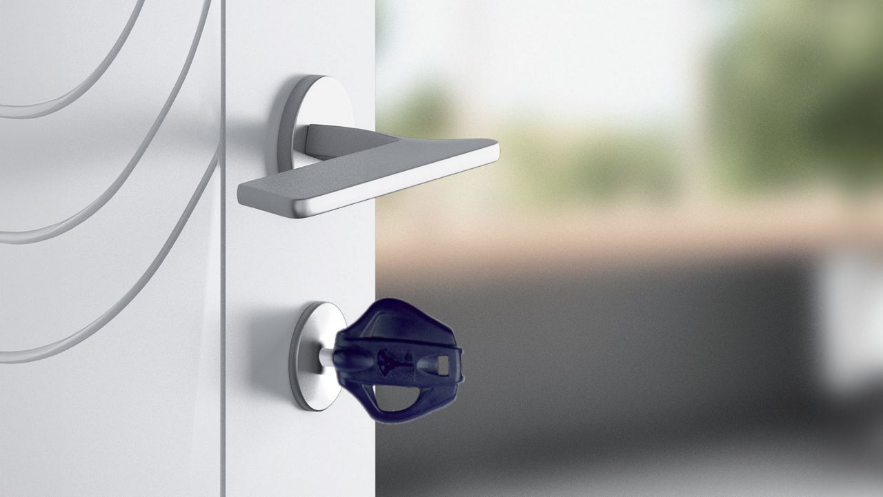 Serratura Omega Pro su porta