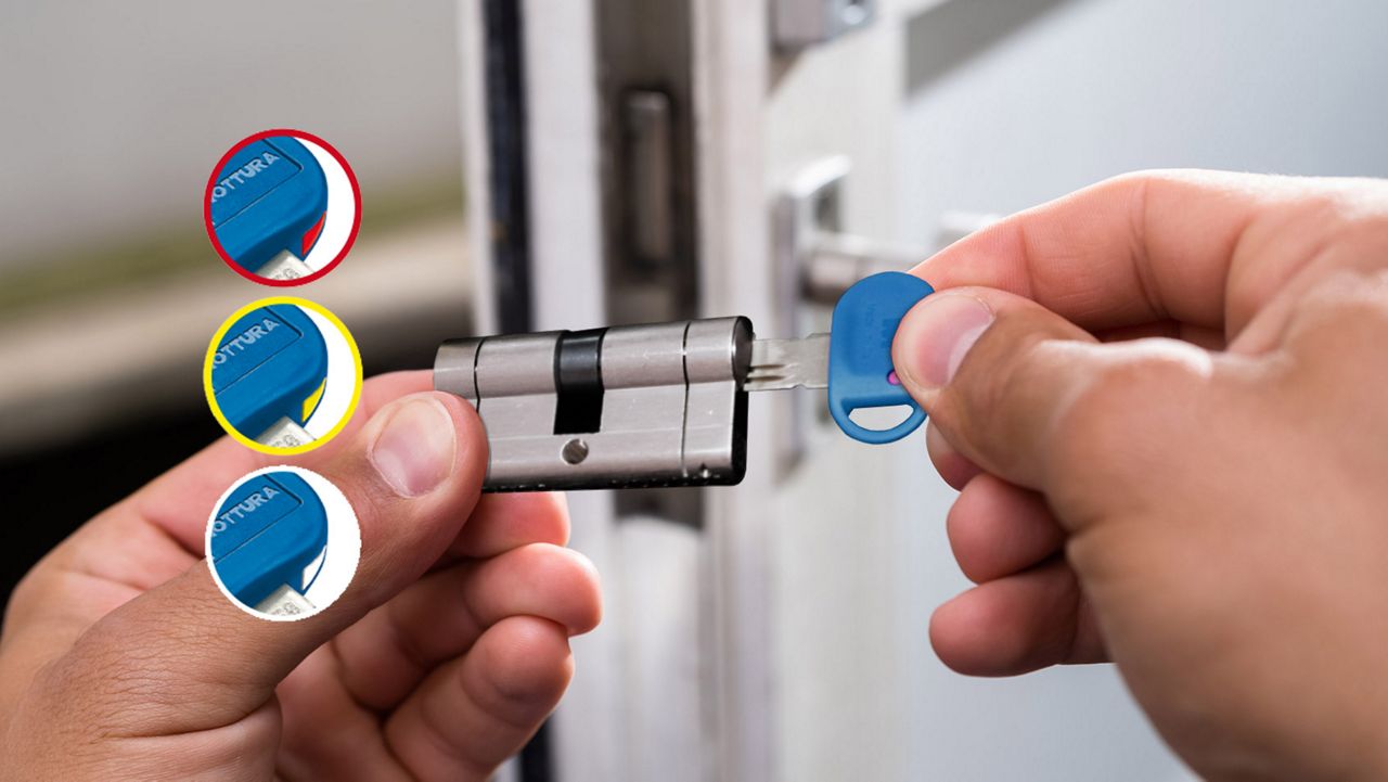 Cilindro Champions Pro con chiave e icone sistema VARIO