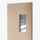 Vision glass window panel in door