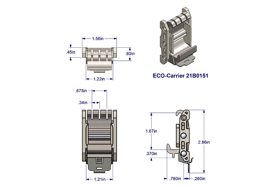 ECO Carriers Brackets ASSA ABLOY Fenestration