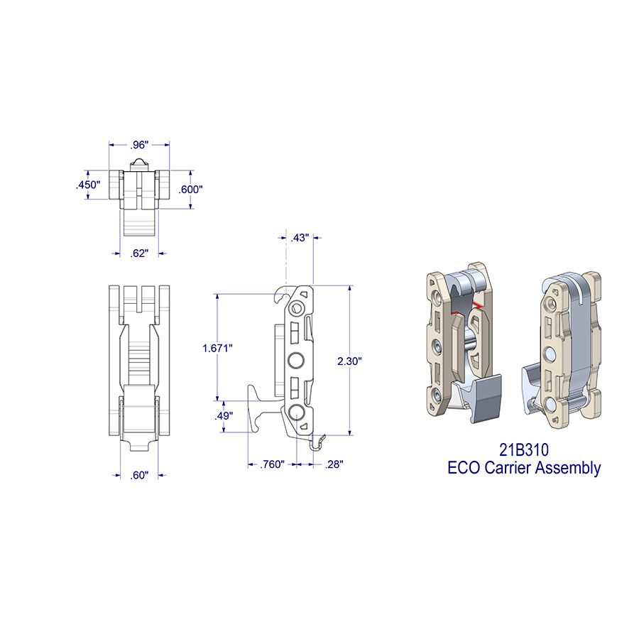 21B310 ECO Carrier® Small Single