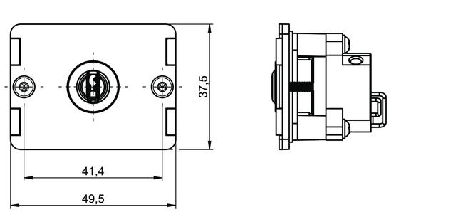 Corechanging module NE34 technical drawing