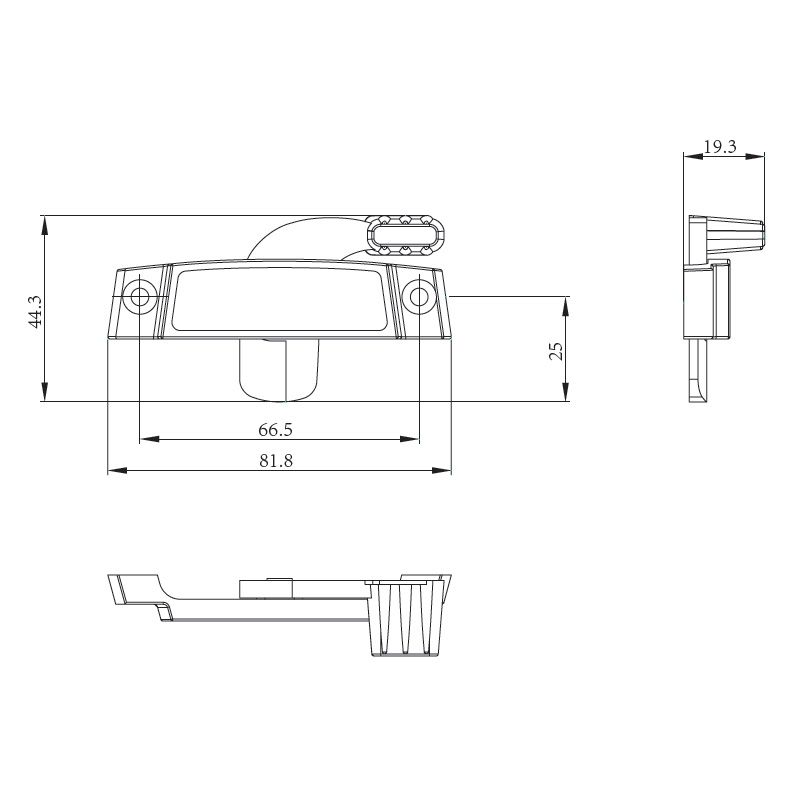 Image: Crescent Lock+Hook-TYB139015L/R+TYB139015-05 Picture 2