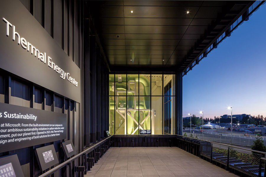 CrewSight deployed during the construction phase of the award-winning Microsoft Thermal Energy Center