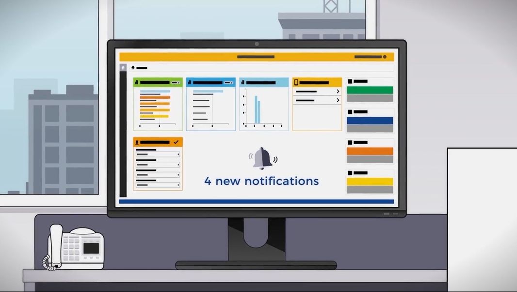 Notifications and reports for construction jobsites