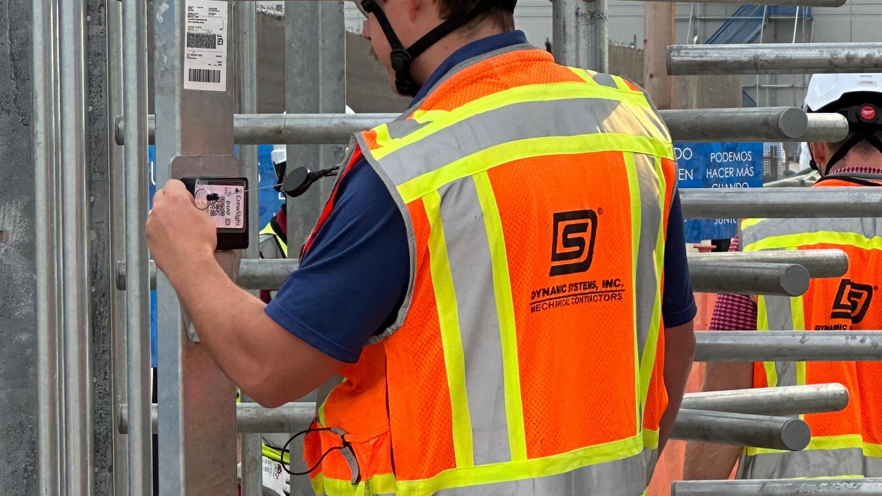 Smart badges for construction sites with CrewSight for construction jobsites