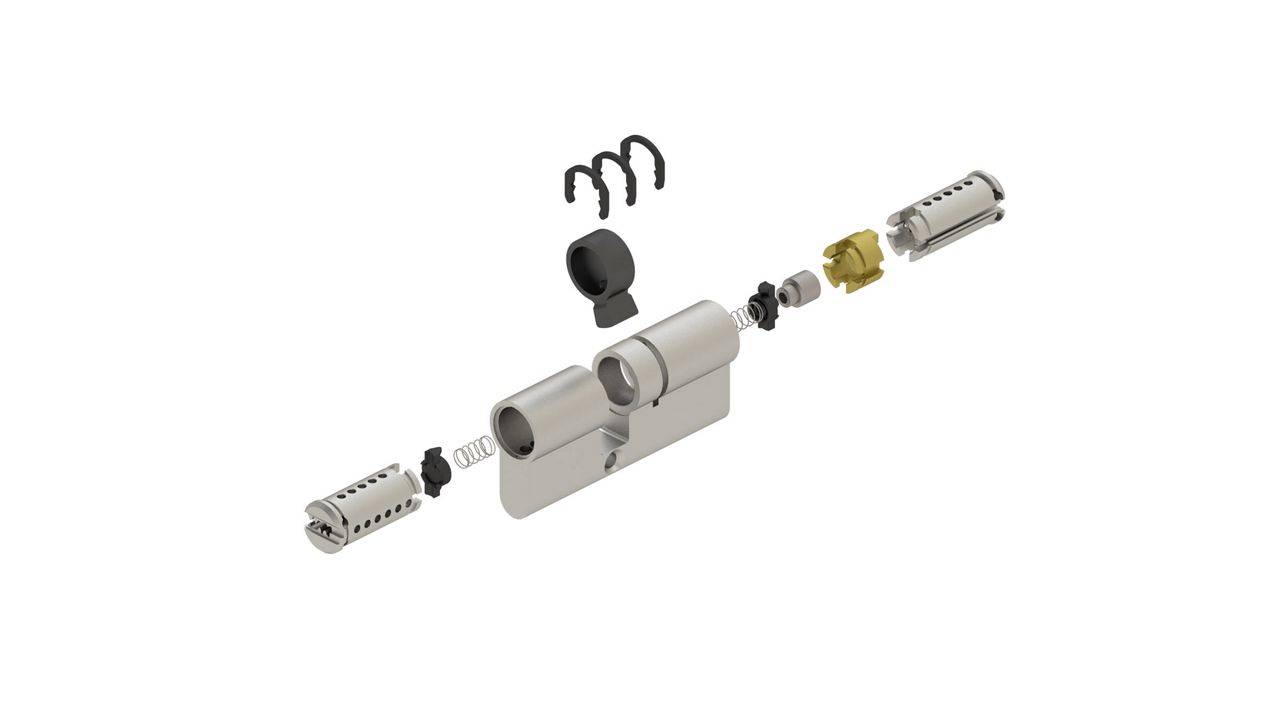 CY110 cylinder exploded view