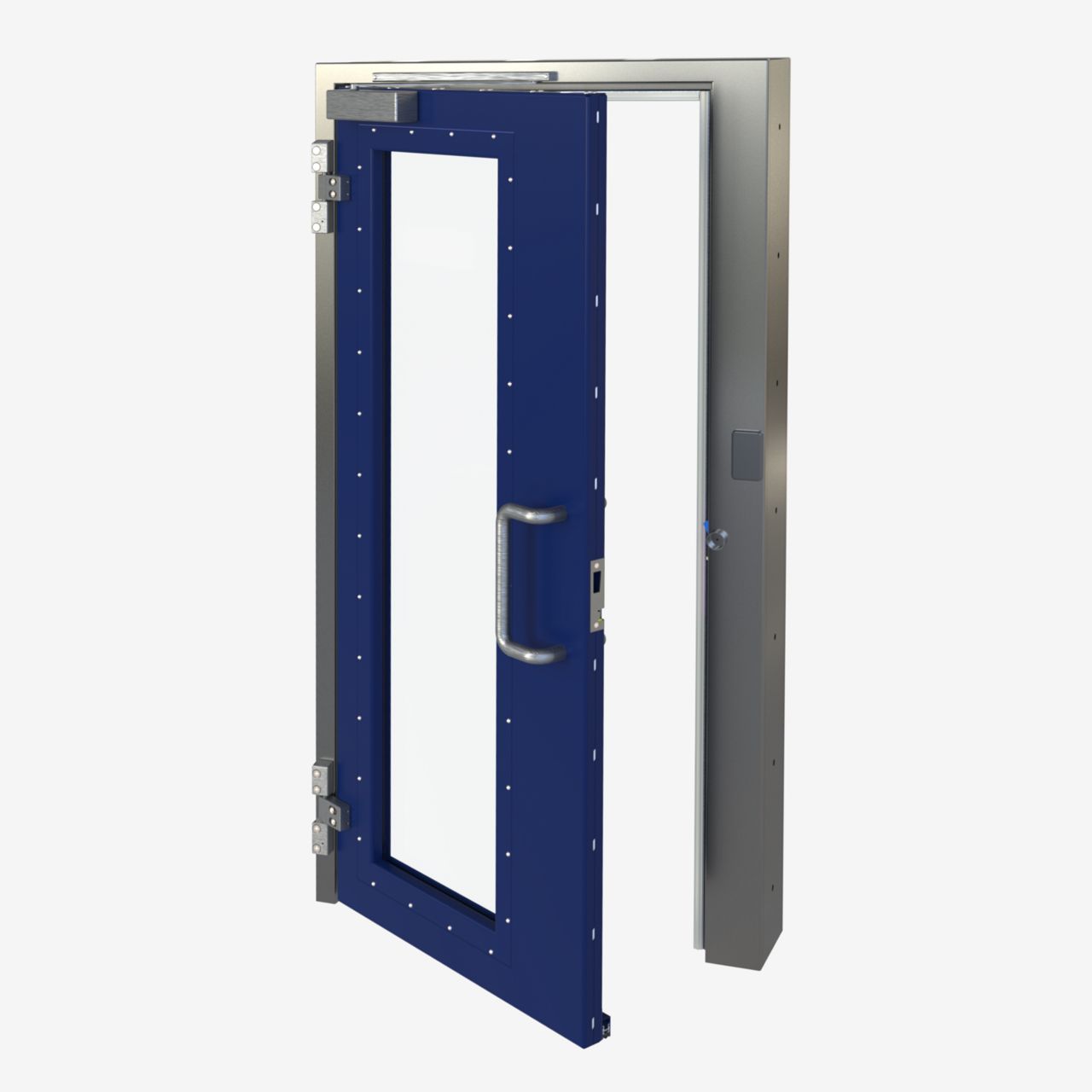 Wind and Cyclone-rated Glazed Door-Internal