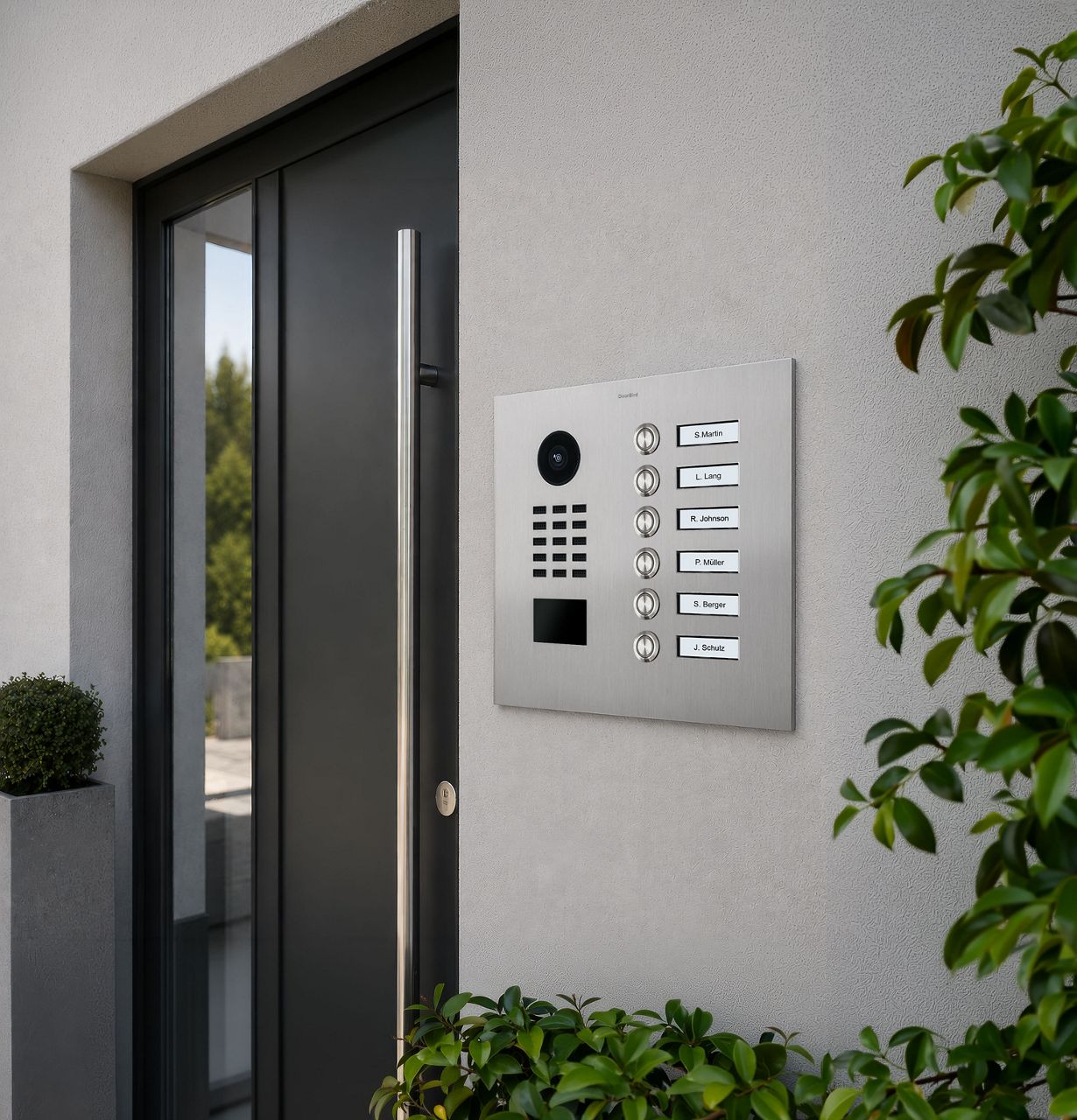 Image: DoorBird D2206V with digital nameplates