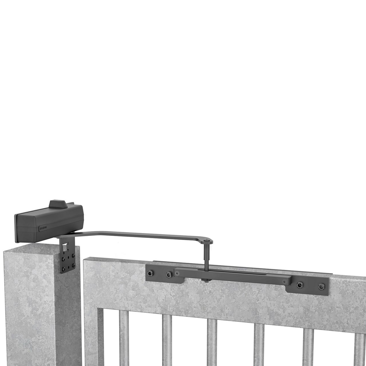 DC650G Nero RAL9005 su cancello