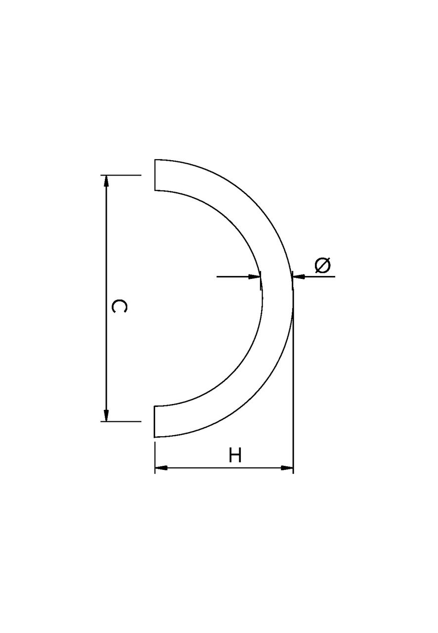 Image: dd68d-pull-handle_model-no--aap206-linedrawing.jpg