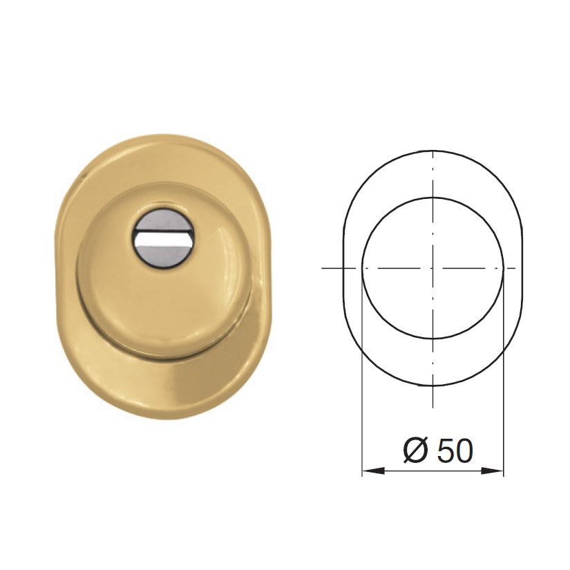 DEFENDO® per serrature CE - Diametro 50 mm