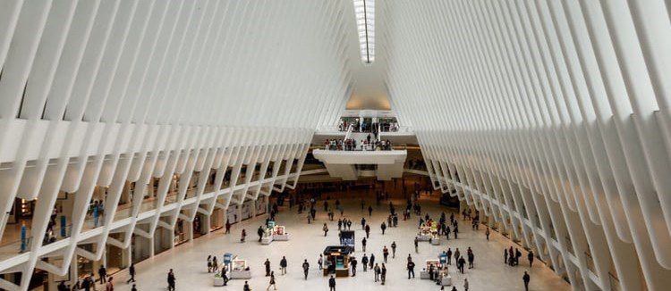 Hall de bâtiment très design