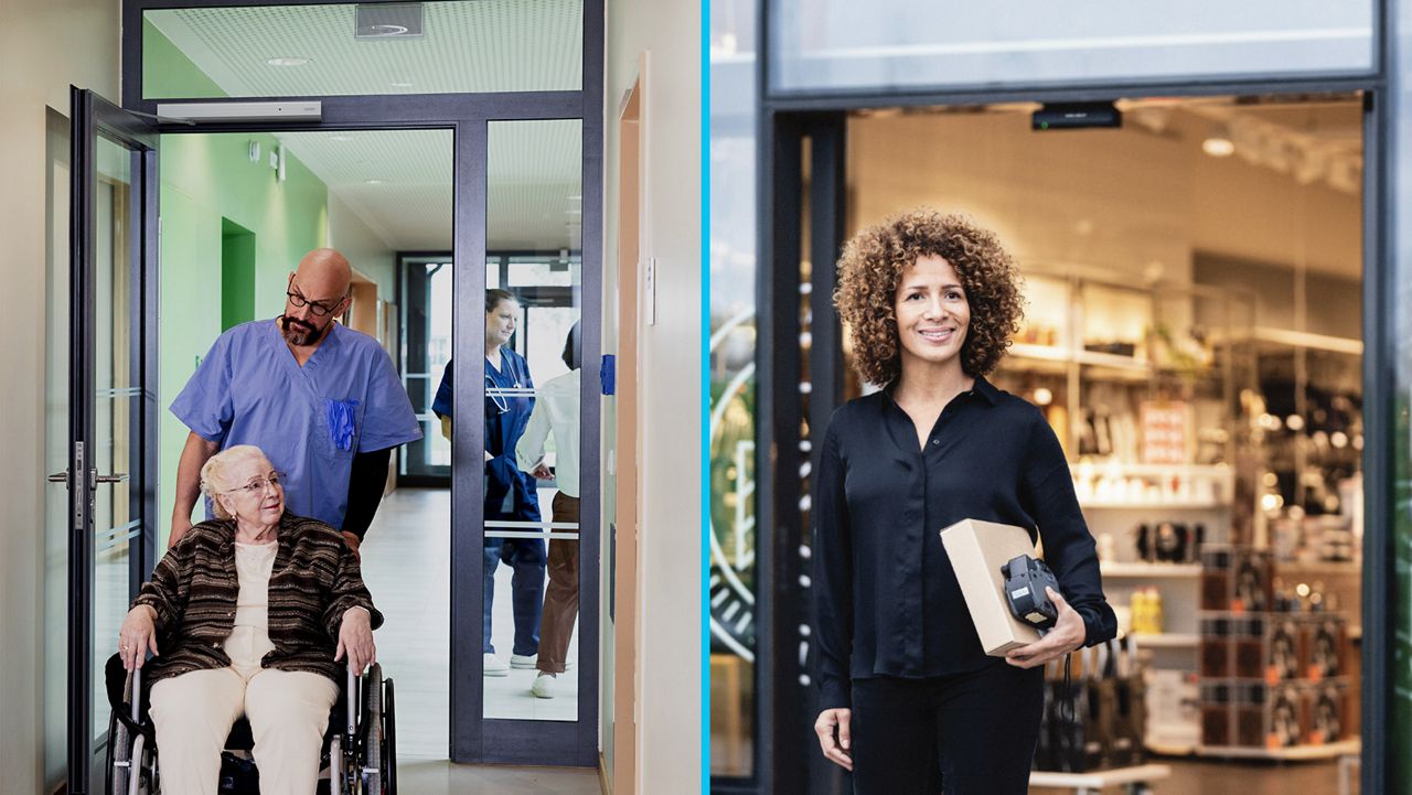 Door closers and automatic doors