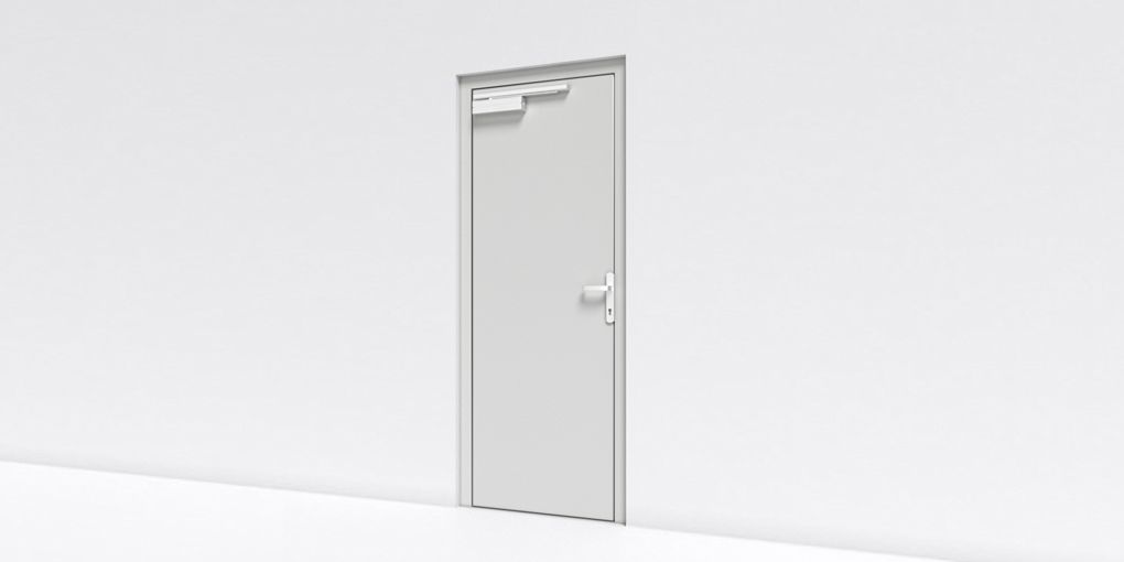 Porte de local technique sécurisé - Solution de porte BIM