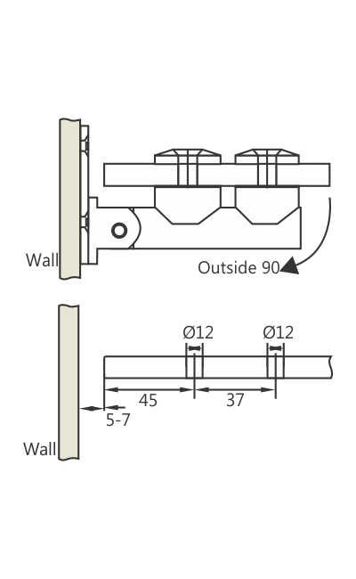 Image: e9d16-enox-rod-type-shower-hinges-cutout-esh-1101.jpg