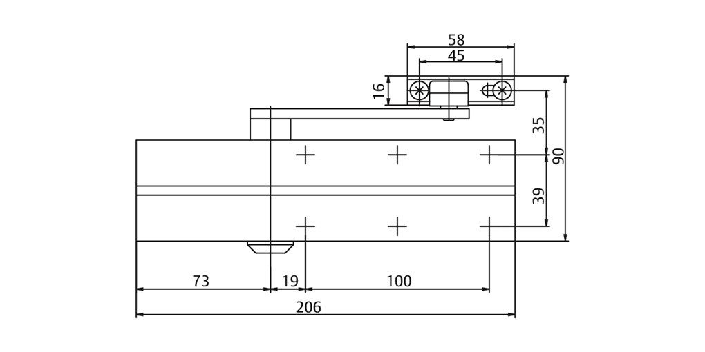 Image: dc140 dimension front
