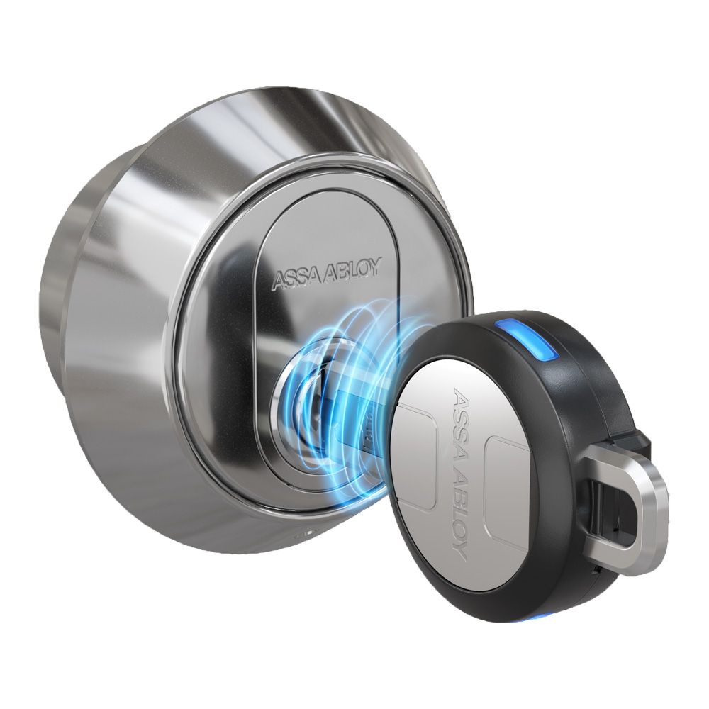 eCLIQ nøgle i en digital cylinder