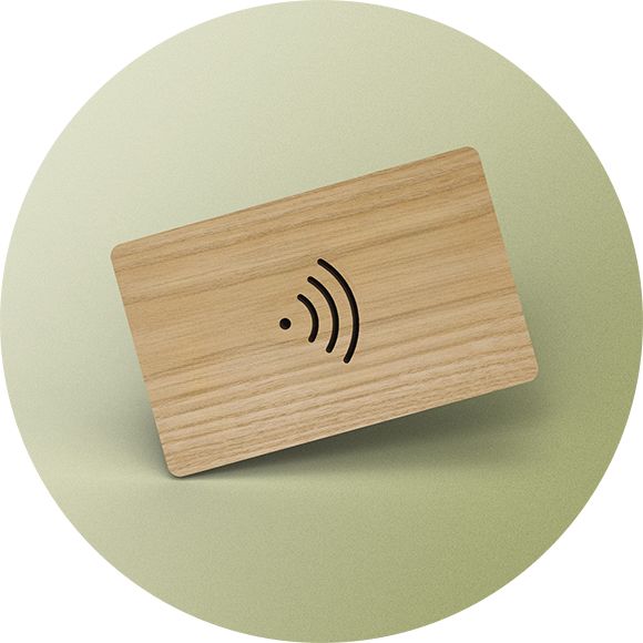 Wooden Keycard