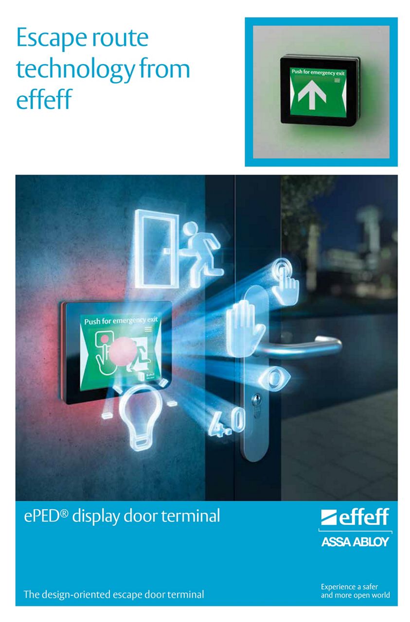 ePED display door terminal