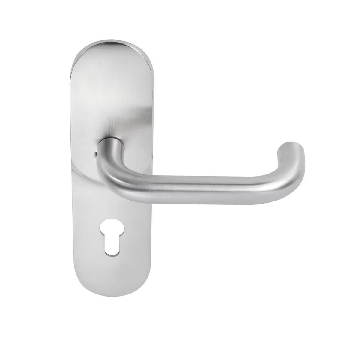 Image: ABLOY® INOXI 3-19 EXIT handle with plate suitable for Europrofile cylinder