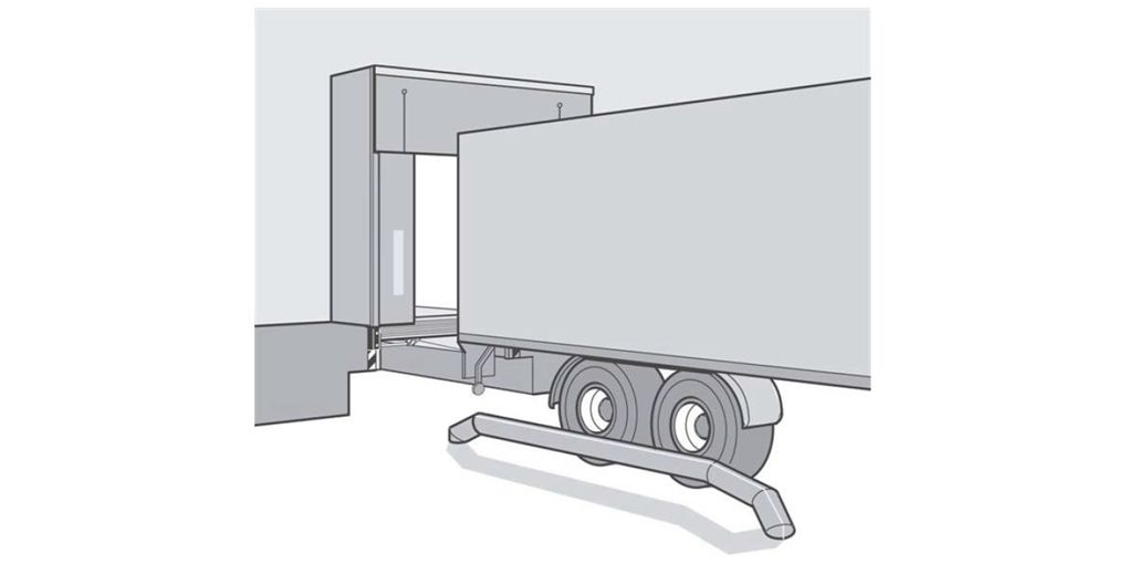 LKW-Einfahrhilfe mit Radführung für Verladerampen, LKW-Einfahrhilfen, Einfahrhilfe, Einfahrhilfen