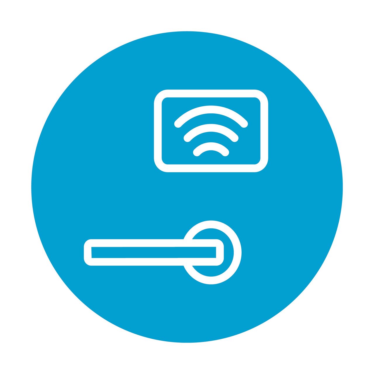 wireless door lock icon
