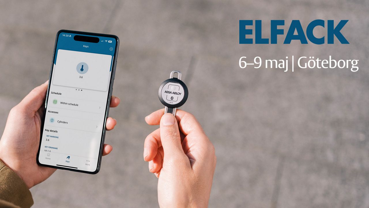 Träffa ASSA ABLOY Opening Solutions på Elfack 2025.