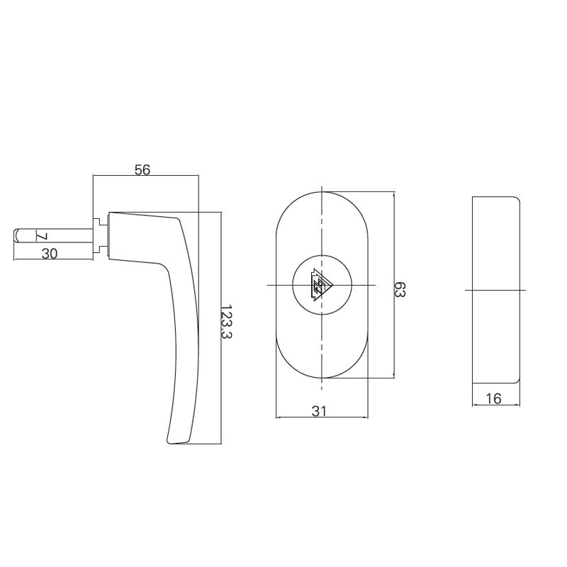 Image: Ellen Key Handle FZ1192130.1 / FZ11921 Picture 2