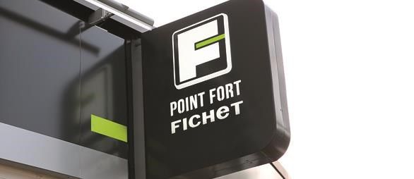 Enseigne de l'un des concessionnaires agréé Point Fort Fichet 